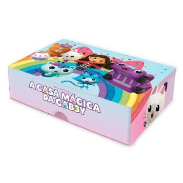 Imagem de Caixa 6 Doces Retangular com Visor - A Casa Mágica da Gabby - 1 unidad