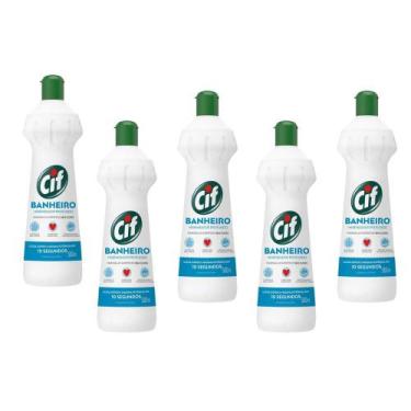 Imagem de Cif Higienizador Profundo Banheiro Kit 5
