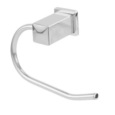 Imagem de Papeleira Rainha Semi Luxo Square Inox, Cromado