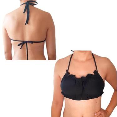 Imagem de Conjunto Biquíni concha com bojo e biquíni asa delta fio dental - De u