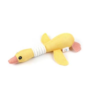 Imagem de Pelúcia Animais Pato Para Pet - Oikos Animal, U, AMARELO