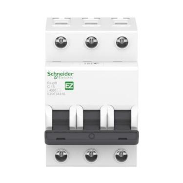 Imagem de Disjuntor Schneider Mini Curva C 3p 16a  3ka Din