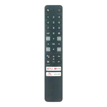 Imagem de AULCMEET RC901V FMRG Controle remoto de voz substituído adequado para TCL Voice LCD Smart TV com botões de canal TCL Netflix Prime Video YouTube 50P615 43P615 55P615 65P615 55C825 65C825 50C725 55C725