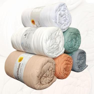 Imagem de Lençol Avulso Casal Malha 100% Algodão Vivaldi Premium Sul Brasil (Azul Real)