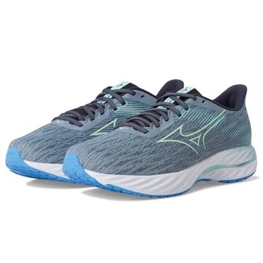 Imagem de Mizuno Tênis masculino Wave Inspire 21 2e, Tradewinds/Neo Mint, 9 Wide