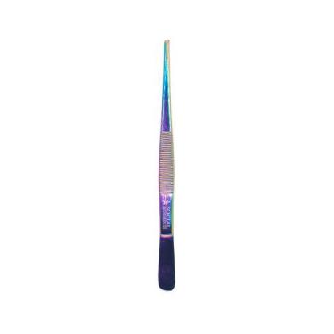 Imagem de Pinça Dente De Rato 14cm Aço Inox  Social Instrumentos, Furta-Cor