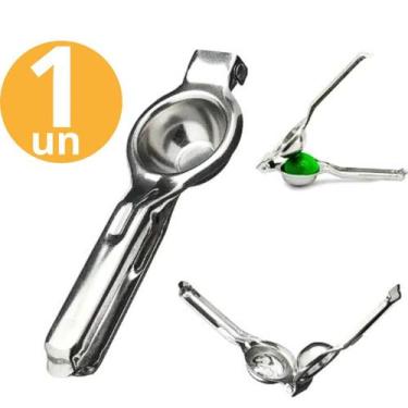 Imagem de Kit 02 Espremedor De Limão Manual 20cm Limões De Aço Inoxidável Multiu