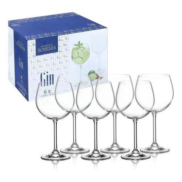 Imagem de Jogo de 6 taças para gin tonica Gastro em cristal ecológico 570ml A20,