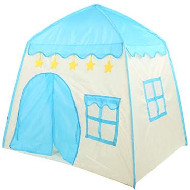 Imagem de Crianças Crianças Brincadeira de Tenda Princesa Castelo Indoor Toys Toys Bels Blue Blue