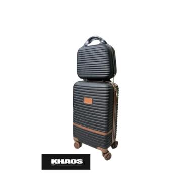 Imagem de Mala de Bordo 10 Kgs Turquia ABS + Frasqueira (Preto)