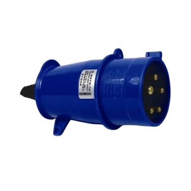 Imagem de Plugue Industrial Móvel 16A 3P+N+T 200/250V IP44 9H Azul N5079 – Steck
