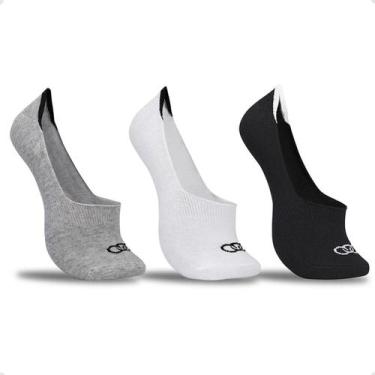 Imagem de Kit Meia Masculino Invisivel Olympikus Cores Diversas, Bcptmc, UN
