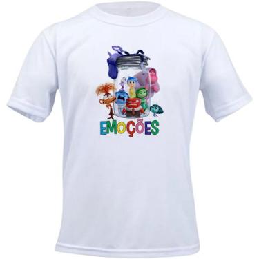 Imagem de Camisa Divertidamente 2 Pote de Emoções - vitriny shop, Branco, 8 anos