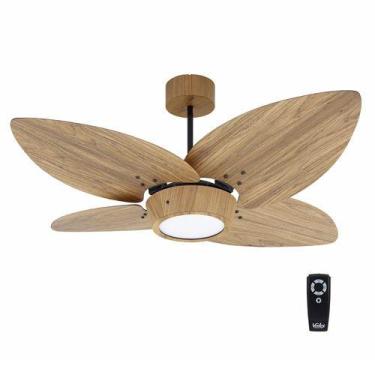 Imagem de Ventilador De Teto Jeri Com Controle Remoto 4 Pás - Ventex, Freijó, 11