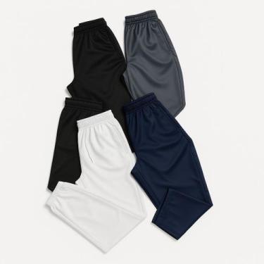 Imagem de Calça Jogger Masculina Unissex Refletiva  Estilo Urbano e Conforto no 