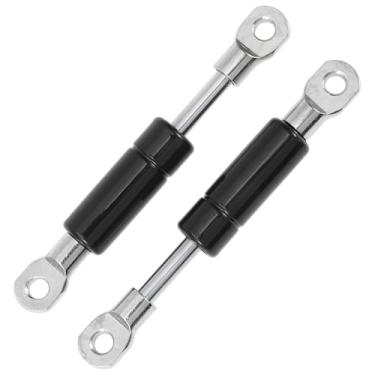 Imagem de X AUTOHAUX Amortecedores a gás de 100 mm/3,94" molas a gás 156N preto aço carbono 2 peças RV caixa de ferramentas tampa caixa de armazenamento capa de porta de armário