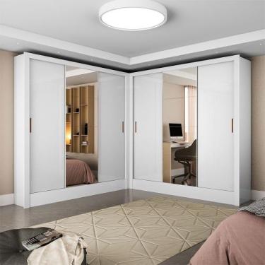 Imagem de Closet Casal Duplo Fortaleza 6 Portas Plus 12 Prateleiras - Carioca Mo