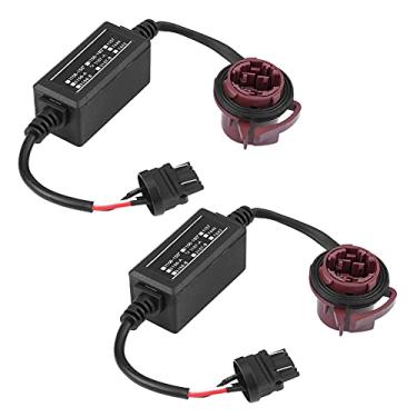 Imagem de Decodificador de LED, 2pcs 3157a LED Anti Hyper Flash Error Cancelar o Adaptador do Decodificador de Freio Canbus Ajuste Universal para a Maioria Dos Carros