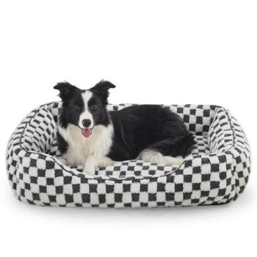 Imagem de Sofá ortopédico retangular JOEJOY para cama de cachorro para pequenos/