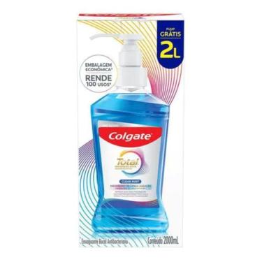 Imagem de Enxaguante Bucal Colgate Total Clean Mint Pump 2 Litros