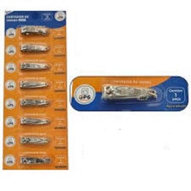 Imagem de Cortador de unha pequeno cartela com 12 unidades - IDEA