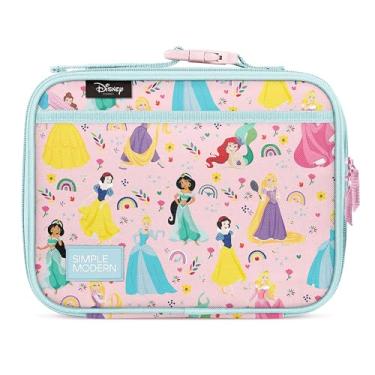 Imagem de Simple Modern Lancheira infantil Disney | Bolsa térmica reutilizável para meninas, meninos e refeições | Coleção Hadley | Princesas Arco-íris
