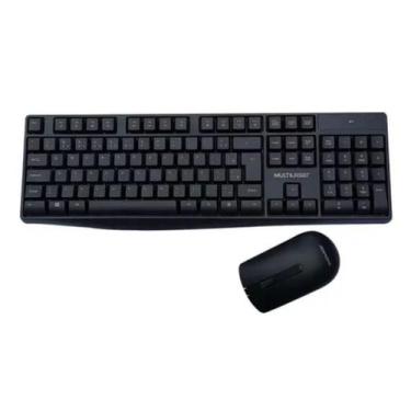 Imagem de Kit Teclado E Mouse Sem Fio 2.4ghz Multimidia Usb Multilaser