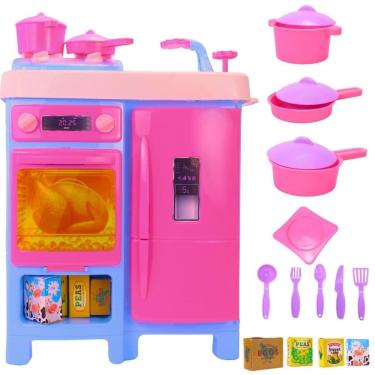 Imagem de Brinquedo Cozinha Completa Bancadinha Toy Chef - Samba Toys