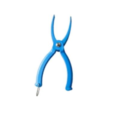 Imagem de UGPLM Grampo de pesca, isca, pegador de peixe, portátil, resistente, 19 cm, acessório, ferramenta antiderrapante multiuso, Azul