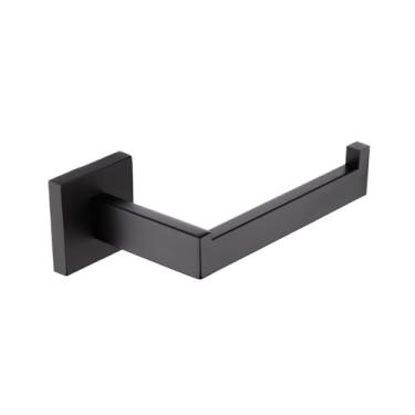 Imagem de Conjunto de banheiro preto fosco - SUS304, barra de toalha, ganchos para roupão - kit de ferragens, porta-papel