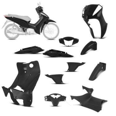Imagem de Kit 9 Peças Biz 125 2011 À 2013 - PRO TORK, PRETO 2011 - 2013, BIZ 125