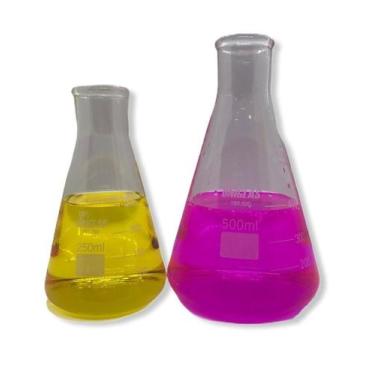 Imagem de Erlenmeyer Boca Estreita Graduado Vidro - PLENA-LAB, 250ml