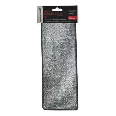 Imagem de Kit 4 Refil Mop Lava E Seca Multiuso Powermaid Microfibra