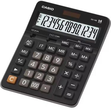Imagem de Calculadora De Mesa 14 Dígitos Casio Gx14b Preta