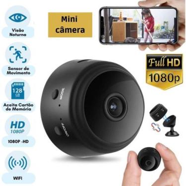 Imagem de Mini Camera A9 Full HD 1080P Espiã Residencial Empresa Uber Segurança 
