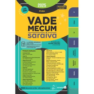 Imagem de Livro - Vade Mecum Saraiva Tradicional - 39ª Edição 2025