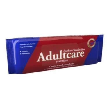Imagem de Toalha Umedecida Geriátrica - Adultcare  - C/40 Unid