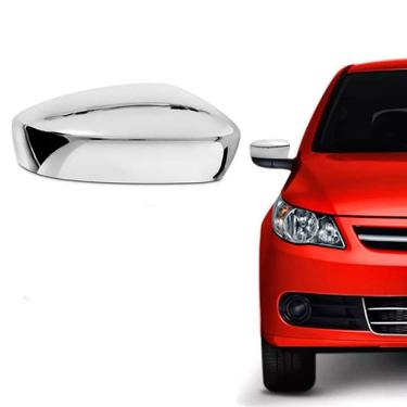 Imagem de Aplique de Retrovisor Cromado Gol Voyage G5 2008 a 2012 Sem Pisca Lado Direito