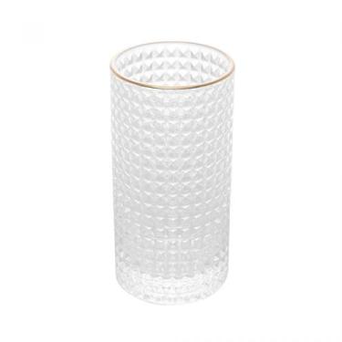 Imagem de Conjunto 2 Copos Altos De Vidro Com Dourado Spike - Wolff