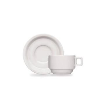 Imagem de Conjunto 5 Xicaras Cha Com Pires Porcelana BarHotel Germer - Germer CD