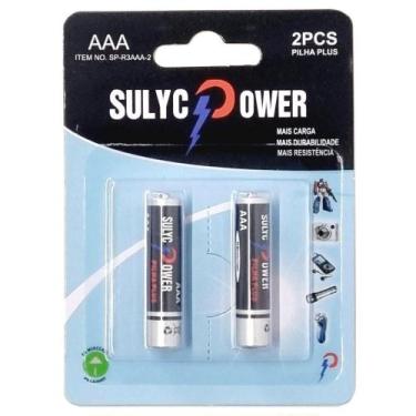 Imagem de Pilha Aaa Palito Comum Plus Cartela Com 2 Unidades - SULYC POWER