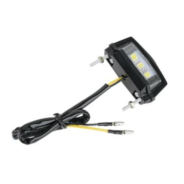 Imagem de Generic Placa LED de motocicleta genérica Luz de luz traseira Luz traseira de substituição resistente a desgaste 12V Acessórios para
