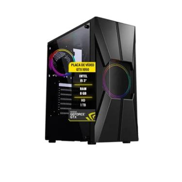 Imagem de Computador Gamer I5, GTX 1050, 16GB, HD 1TB, SSD 120GB, Fonte Real 500W