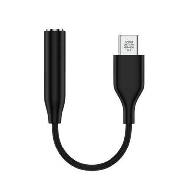Imagem de Cabo Adaptador Tipo C Usb-C Para Fone De Ouvido P2 P3 3.5mm - Acessóri