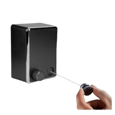 Imagem de Varal Retratil De Aco Inoxidavel Montado Na Parede