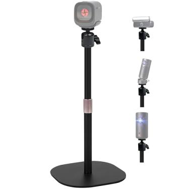Imagem de AceTaken Suporte de webcam de mesa, suporte de tripé de webcam resistente de 45 cm compatível com webcams Anker PowerConf-C200, AnkerWork-C310 e projetores de cápsula de nebulosa GTV/laser/ar