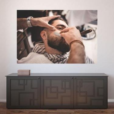 Imagem de Painel Adesivo de Parede - Barbearia - Barber Shop - 1120pnp - Allodi