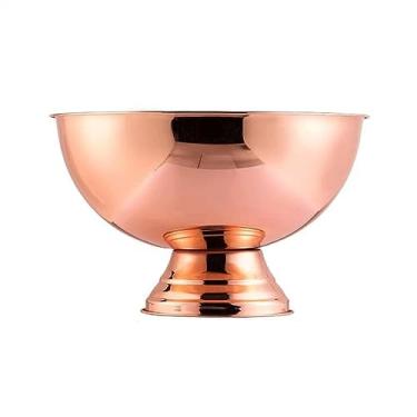 Imagem de Balde de gelo para festas, balde de gelo de metal, grande de aço inoxidável, balde de grão de gelo, adequado para churrasco, festa, bar, clube, restaurante, hotel, etc. Recipiente de gelo balde de