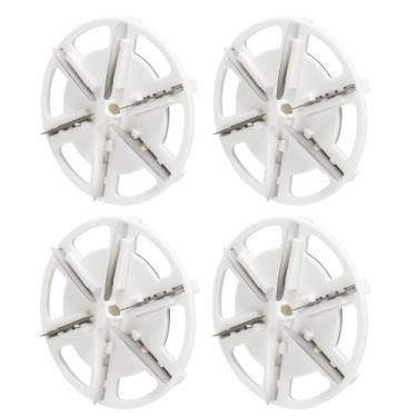 Imagem de Handzee Lâminas de substituição para remoção de fiapos elétrico, barbeador de tecido de aço inoxidável substitui 6 lâminas, incluindo apenas lâminas, pacote com 4