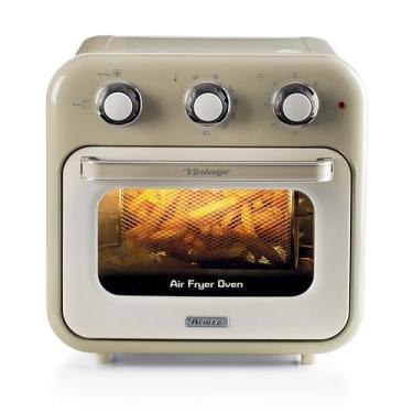 Imagem de Ariete Fritadeira e forno vintage 4632, 1400 W, 2 em 1, capacidade de 16 l, incluindo acessórios, temporizador de 60 minutos, vidro duplo, bege